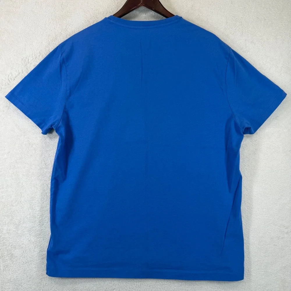 Polo Ralph Lauren Mens Blue Polo 1967 Graphic T-Shirt Classic Fit Large